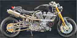 Titanium Series Motorcycle with K&N Air Filter