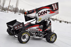 The Elite Racing number 14 car will be sporting a new paint job in 2011.