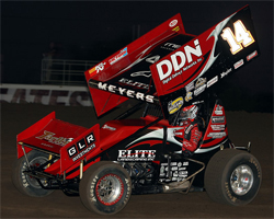 Jason Meyers and the Elite Racing Team are gaining momentum as they prepare for the World of Outlaw World Finals on The Dirt Track at Lowe's Motor Speedway in Concord, North Carolina