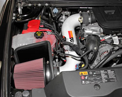 More horsepower, torque, and a touch of class for Duramax Diesel engines with Performance Air Intake System 77-3077KP, from K&N
