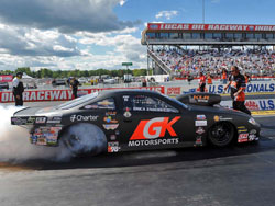 Erica Enders grabs her first U.S. Nationals Pro Stock number one qualifier.