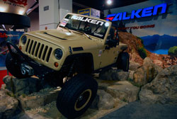 SEMA 2012 - The Falken Jeep has all the right modificaitons one could hope for when it comes to functionality
