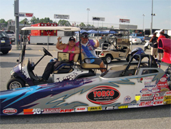 Kathy and Kevin Fisher Enjoy Reaching the Final Round at the IHRA President's Cup Nationals in Budds Creek, Maryland