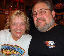 Racers Kathy and Kevin Fisher Attended the NHRA SportsNationals in Columbus, Ohio