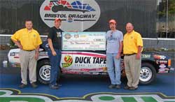 Big Payday for Footbrake Racer at Bristol Dragway in Bristol, Tennessee