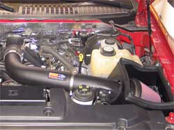 Air Intake Installed in Ford Expedition