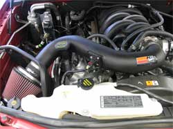 57-2573 K&N air intake system installed in 2006 Ford Explorer