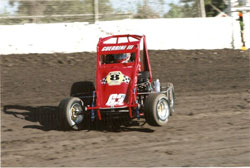 Frankie plans on moving into full-size midgets on dirt next year.