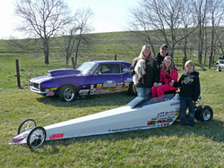 K&N's Furr Racing and two of their ever-growing stable of drag cars.