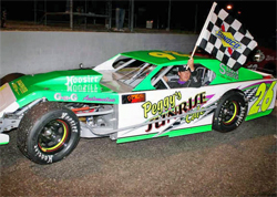 Christopher Gerchman takes victory lap in The First Super Clean Modified Series Race of the season