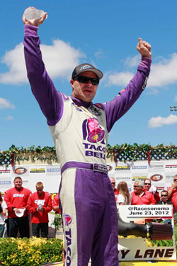 David Gilliland won the NASCAR K&N Pro Series West race in Sonoma.