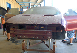 Automotive students worked in overdrive to get 1994 Chevy Camaro with a 598 cubic inch big block engine ready to race in twelve weeks