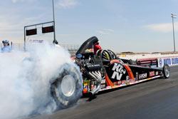Greg Boutte and his K&N/Lucas Oil/Hughes Super Comp Dragster