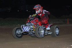 Harold Goodman went four-for-four in the Pro-Lites Class of the AMA/ATVA Extreme Dirt Track National ATV Series