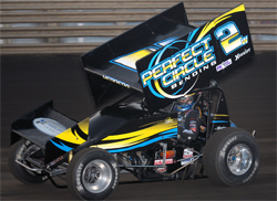 Johnny Herrera was crowned the 2009 Knoxville Raceway Champion in the Larry Woodward 2W after dominating the weekly 410 sprint car program
