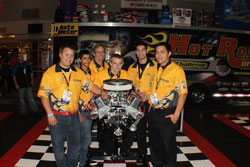 First Place: Team Auto Meter, Loara High School, Anaheim, CA.  Each member of Team Auto Meter receives $30,000 in scholarship money from supporting automotive schools.