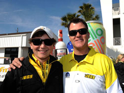 Jeg Coughlin won the K&N Horsepower Challenge fan vote and will face Johnson in round one of the challenge.