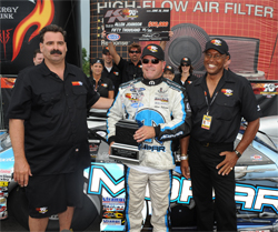 Steve Williams, Allen Johnson and Greg Boutte at Summit Racing Equipment Motorsports Park in Norwalk, Ohio