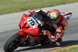 Pro Daytona SportBike rider Huntley Nash has made a strong comeback from last years injury