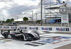No. 7 Louis Moinet sponsored Elan DP-02 Race Car Win in 2009 IMSA Race Season Opener