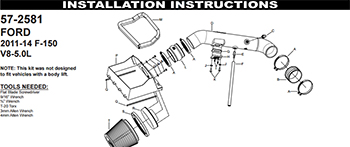 To make the question of How to Install a K&N Air Intake less worrisome, K&N air intakes systems include step by step printed installation instructions with photos of each step