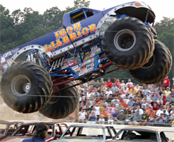 Iron Warrior driven by Trey Myers is also equipped with K&N products on the Monster Jam Circuit