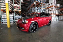 For Jacob Cruz, everything on the Grand Cherokee has a meaning. The red symbolizes two things; the blood which was shed in combat and his unit's color.