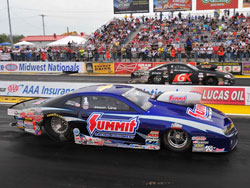 The NHRA Pro Stock Class is tight, as usual,with Jason Line currently sits 2nd in the points lead