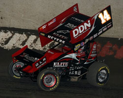 Meyers drove his K&N sponsored car to 12 total victories in 2010, with the highlights being the Gold Cup, the Iron Man, and culminating with his first World of Outlaws Championship.