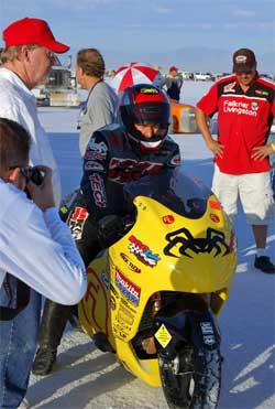 Suzuki Hayabusa and Jason McVicar will be back in action at Speed Week 2009