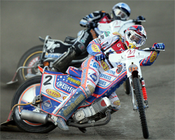 Double World Speedway Grand Prix Champion Rider Jason Crump struggled at Latvia