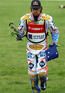 Australian Rider Jason Crump has a record-breaking 21 Grand Prix wins and two World Speedway Grand Prix Championships