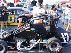 Although Jeremy Frankoski hasn't been in a midget since April, he managed to out race nearly everyone, earning a second place finish at Hickory Motor Speedway.