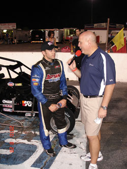 This was Frankoski's second podium at Hickory Motor Speedway this year, the first being a win at the USAC Ford Focus "Shootout."