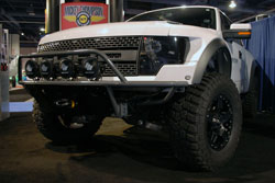 12000VR winch on this Ford F-150 Raptor stood out at the SEMA Show