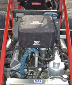 Allard uses K&N products in New Zealand, Australia and the United States in competition