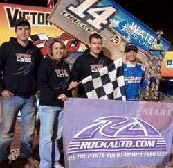 Jordon Mallet recently earned his first win in the USCS National Tour at Carolina Speedway.