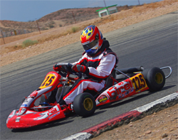 Grange Racetrack hosted Tri-C Karters paradise Chevrolet Fall Series in high desert east of Los Angeles, California