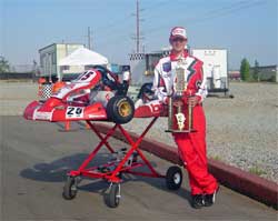 Jacob Pearlman and his HPV-4 Junior Trophy