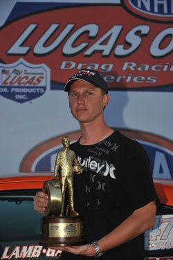 Justin Lamb Scores First NHRA National Super Stock Victory in Las Vegas