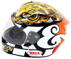 Sullivan's New K&N Custom Designed Helmet from the side