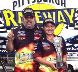 Kathy Fisher grabs Ironman at IHRA Summit Pro-Am at Pittsburgh Raceway Park