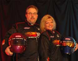 Drag Racers Kevin and Kathy Fisher