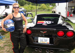 Kathy Fisher can also be found again in 2012 competing in the team's K&N 2010 Corvette during select events.