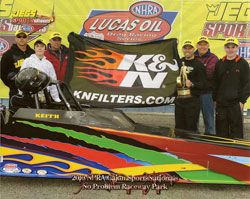 This is Raftery's third win at Jeg's Cajun SportsNationals and his first Top Dragster victory