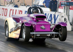 McClelland's win last weekend in the NMCA/NMRA West Coast Shootout was his second win in a row at Fontana Dragway.