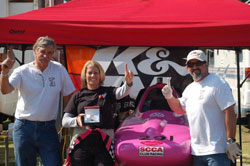 The K&N sponsored driver remarked that she could not have won without the support of her family and engine builder.