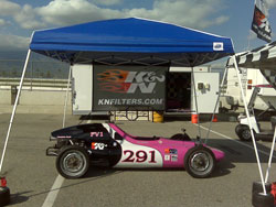K&N sponsored Madrid drove her hot pink FV1 to her fourth consecutive championship this year.