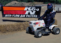 Ken Jones is a 15 year USLMRA U.S. Lawn Mower Racing Association Veteran