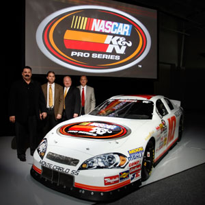 NASCAR announces K&N as title sponsor of their top developmental series for the next seven years.
